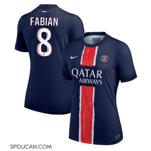 Zenski Nogometni Dres Paris Saint-Germain Fabian Ruiz #8 Domaci 2024-25 Kratak Rukav